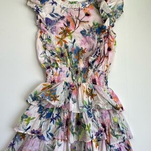 Tutu Du Monde Multicolor Floral Ruffle Dress